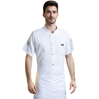 High-end chef uniforms for men and women in autumn and winter