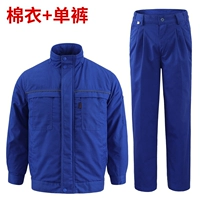 9012 Сокровища Blue Cotton Clothing+одиночные брюки