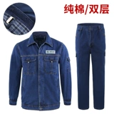 Джинсовый хлопковый износостойкий демисезонный комбинезон, делается под заказ