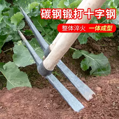 Large military engineering pickaxe rail steel forged cross pickaxe pickaxe pickaxe pickaxe outdoor tools multifunctional pickaxe