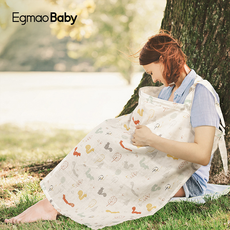 Egmaobby pregnant woman breast-feeding towel hanging neck sheltering out for breastfeeding multifunction shade cloth anti-walking light covered bra