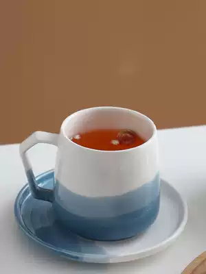 Ceramic mug with lid spoon creative breakfast cup office coffee cup cute boys and girls Summer Cup