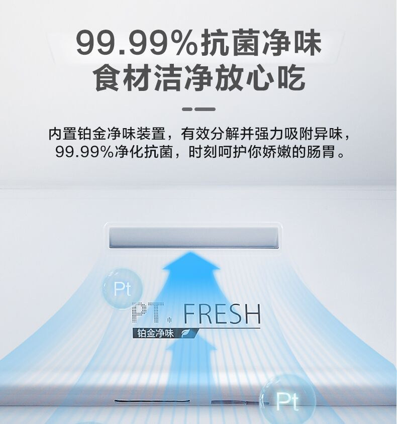 华凌 BCD-598WKPZH 单对开门冰箱 598L 蓝色 图17