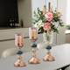 Light Luxury Ornaments, Candlelight Dinner Props, High-End Hotel Villa Home Accessories, Romantic European Candle Holders