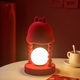 Light luxury ornaments, wedding gifts, wedding room, souvenirs for newlyweds, long bright lamp, bedroom flocking bow, little red riding hood table lamp