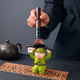 Light Luxury Ornament Japanese Soldier Kneeling Surrender Color-Changing Tea Pet Ornament Tea Table Tea Tray Decoration Stress-Relief Ornament