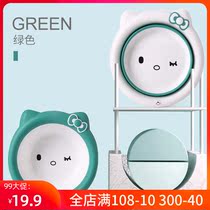 Childrens folding basin thickened mini basin washbasin small baby cute washbasin baby wash basin