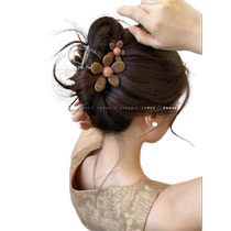 Dream Town Super Fairy Flower Clip Shark Clip on the Back of the Head High-end Hairpin Hairpin Clip Headgear