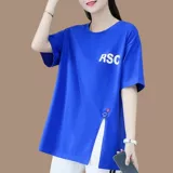 Летняя тонкая футболка с коротким рукавом для отдыха, свободный крой