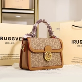 Сумка для телефона, сумка на одно плечо, Гонконг, изысканный стиль, из натуральной кожи, коллекция 2023