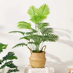 Artificial Small Potted Green Plants, Turtle-Backed Sunflower, Living Room Indoor Floor-Standing Ornaments, Decorative Artificial Flower Plants, Desktop Furnishings