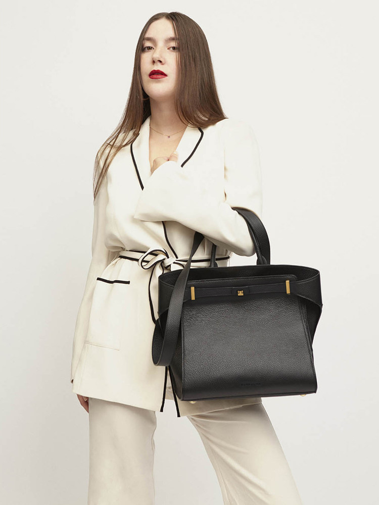 (Same as TV series) RABEANCO MIRENA Kelly bag commuter bag women's single shoulder bag workplace handbag