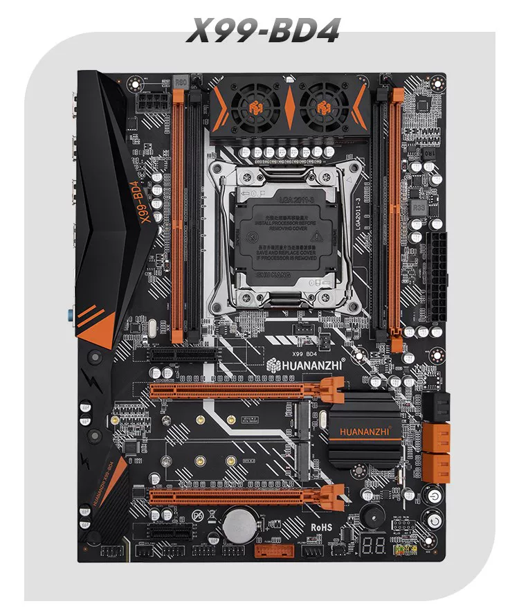 Huananzhi/Южнокитайское золото Speed X99-BD4 Роскошная студия Open E5-2680V4 2678V3