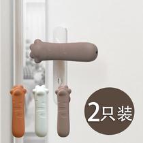 Cat Claw silicone door handle glove protective cover door handle anti-collision pad wall cover bathroom anti-theft door silent anti-collision
