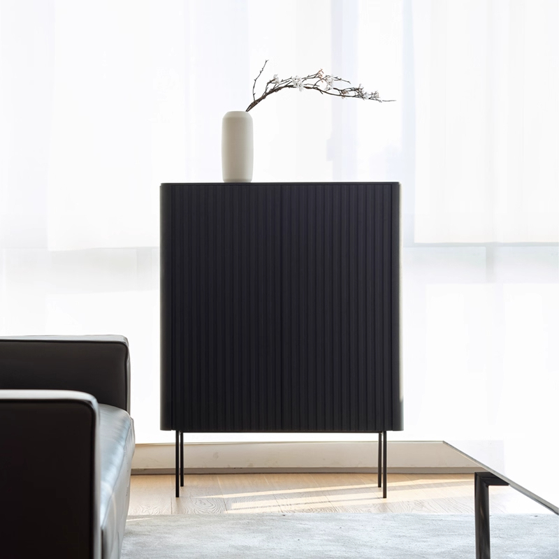 Black Simple Modern Wooden Chest of Drawers Living Room Multifunctional Vertical Storage Cabinet Frame Structure Black Simple Modern Wooden Chest of Drawers Living Room Multifunctional Vertical Storage Cabinet Frame Structure