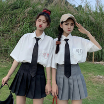 jk suit full uniform skirt genuine student school uniform college style graduation class uniform high school student girlfriends dress sister dress