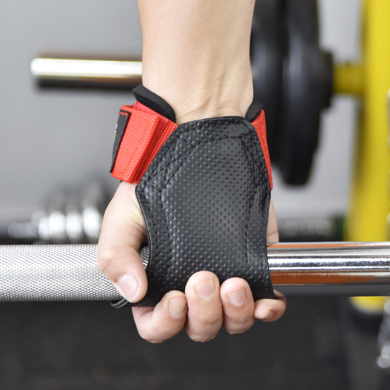 Strength lifting Wrist guard Male palm guard gloves Female assist belt Fitness deadlift belt Grip force Single bar auxiliary pull-up