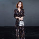 2022 summer new French retro high-end sense of waist temperament high-end design sense of chiffon print dress women