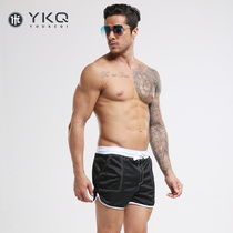  Youkechi mens boxer loose swimming trunks fashion quick-drying mesh casual sports hot spring beach swimming shorts