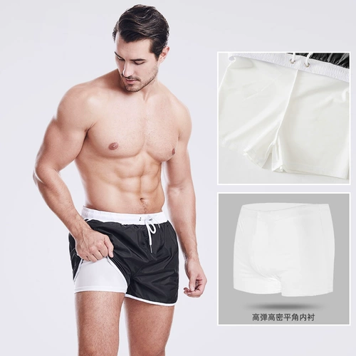 Быстросохнущие штаны, пляжные цветные шорты для плавания, свободный крой