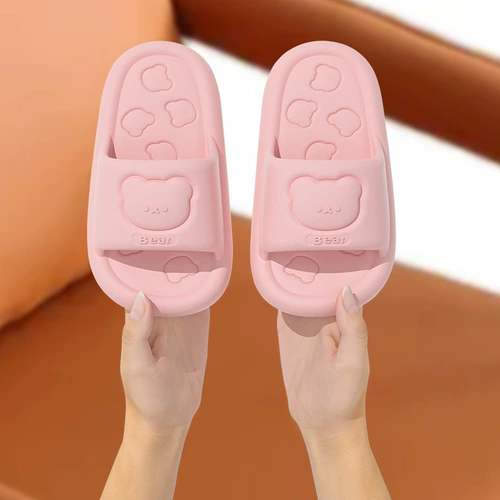 Милые детские тапочки, летняя обувь, нескользящие слайдеры, семейный стиль, подходит для подростков