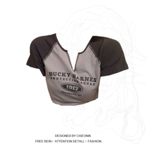 Big Code Fat Mm Retro Collision Color Printed Letters Short Sleeve T-Shirt Woman Summer 100 Hitch Slim V collar Short Spicy Girl Blouse