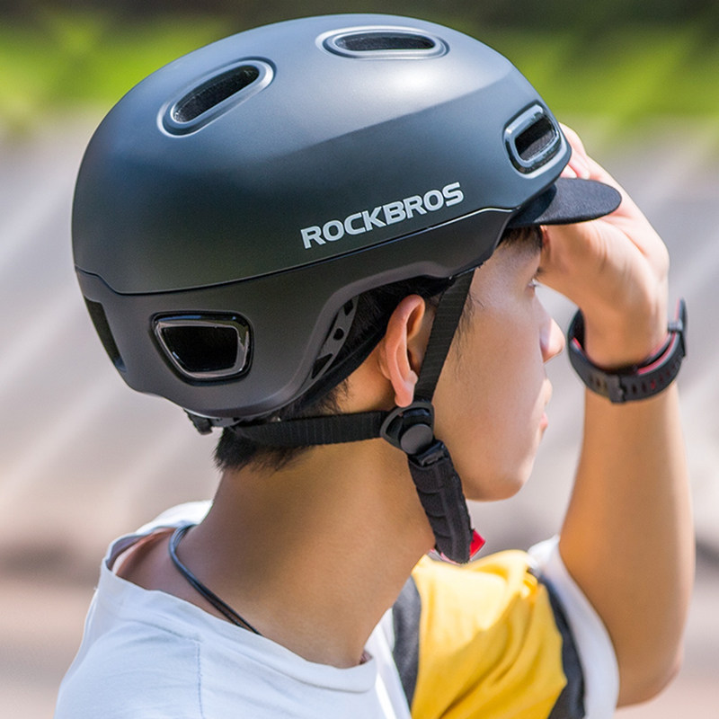 Locke Brothers Helmet Safety Bike Helmet Men Riding Gear Female Electric Battery Car Half Helmet Four Seasons