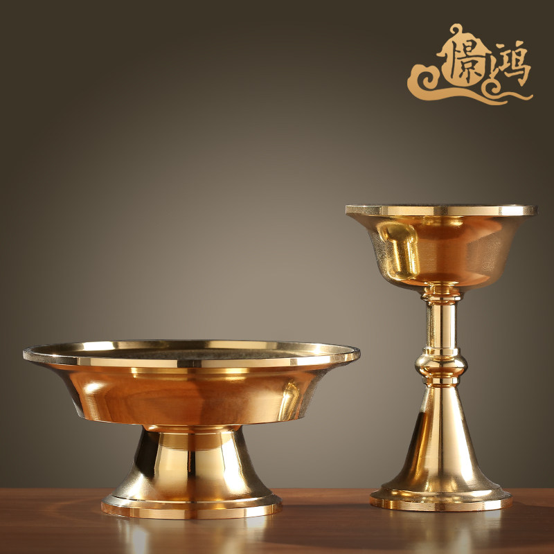 Nepal craft pure copper protector cup Tibetan Buddhist tantric dharma vessel Buddha's former home water supply for cup ornaments large size