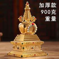 Nepalese handicrafts gilt pearls Bodhi pagoda Tibetan Buddhist supplies tantric instruments home shrine