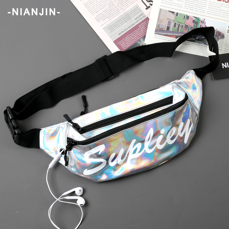 Korean Style Street Photography ins Single Shoulder Bag Couple Chest Bag Unisex Hong Kong Style Fashion Waist Bag Male Student Crossbody Bag