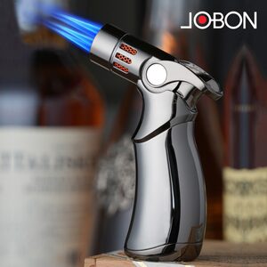 jobon中邦四火台式直冲打火机659 艾草雪茄专用防风点火 枪打火机