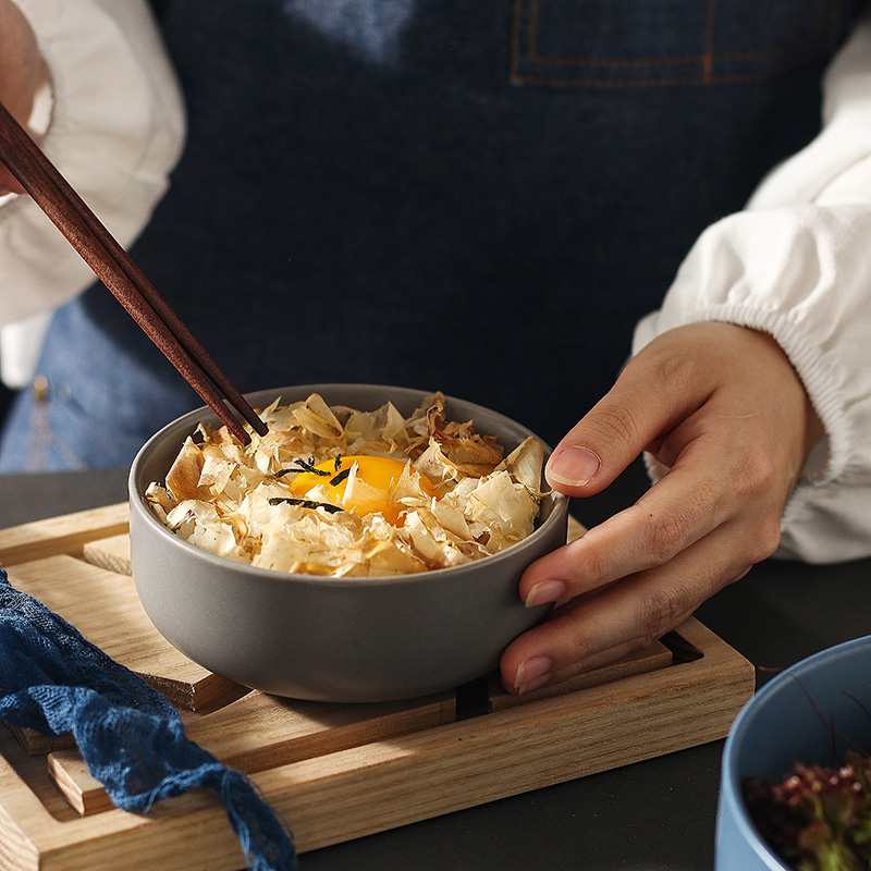 Japanese instant noodle bowl single creative household ceramic large bowl Fahai bowl single soup bowl tableware salad bowl rice bowl