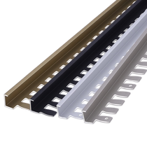 Aluminum alloy wood floor edge strips ceramic tile strips extremely narrow edge threshold stone edge strips right-angle edge strips apricot gray