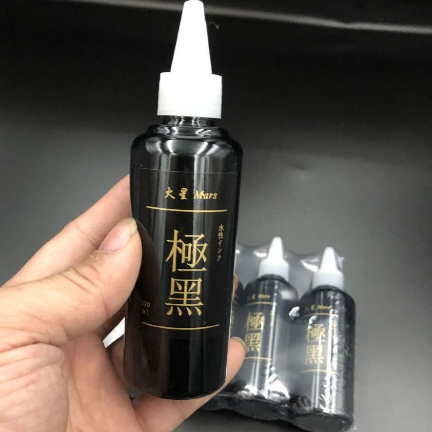 Plus black special black film ink water-based dye ink does not block head plate silk screen printing film Epson Canon supply