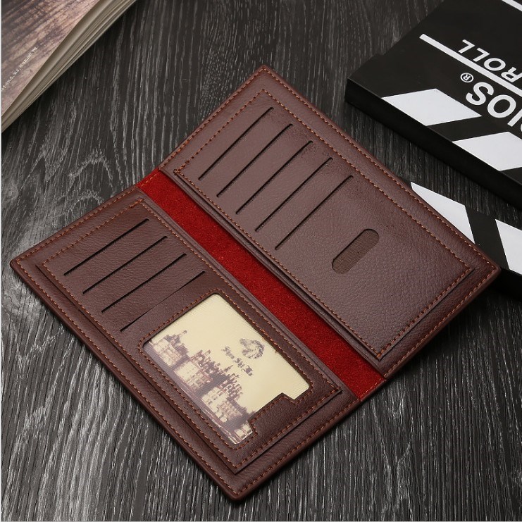 Nam Wallet của nam giới dài Wallet nam Wallet ngắn Business Belt Xem Youth Wallet nam Wallet Wallet Bag