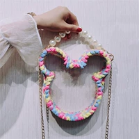 Синий розовый желтый материал пакет+видео