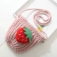 Клубника, розовая сумка