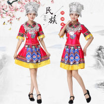 Miao clothing Dong female minority performance clothing Yao Guizhou Yunnan Miao clothing Dance performance clothing
