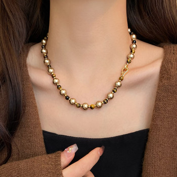 Tiger's Eye Stone Sweater Chain, Autumn and Winter Light Luxury, High-End, Versatile Necklace for Women, 2025 New Niche Accessory
