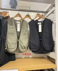 Men's Women's Clothing Couple Fund 2024 Spring / Summer American Retro Gongguai Short Vests Vesif Vesles 467164