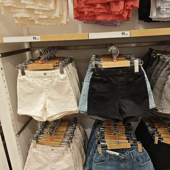 童装/女童24新款松紧短裤水洗产品学生休闲时尚裤子466318/466319