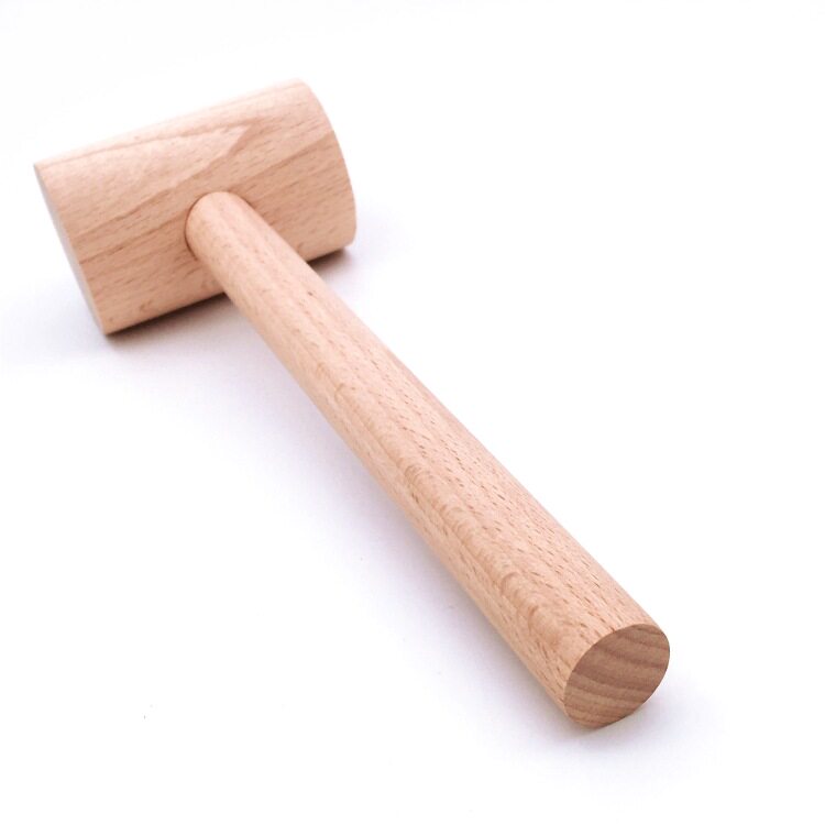 Молоток с деревянной ручкой 榉木木榔头 木头锤工具锤 实木木锤玩具锤 钣金锤敲肉锤 可定尺寸