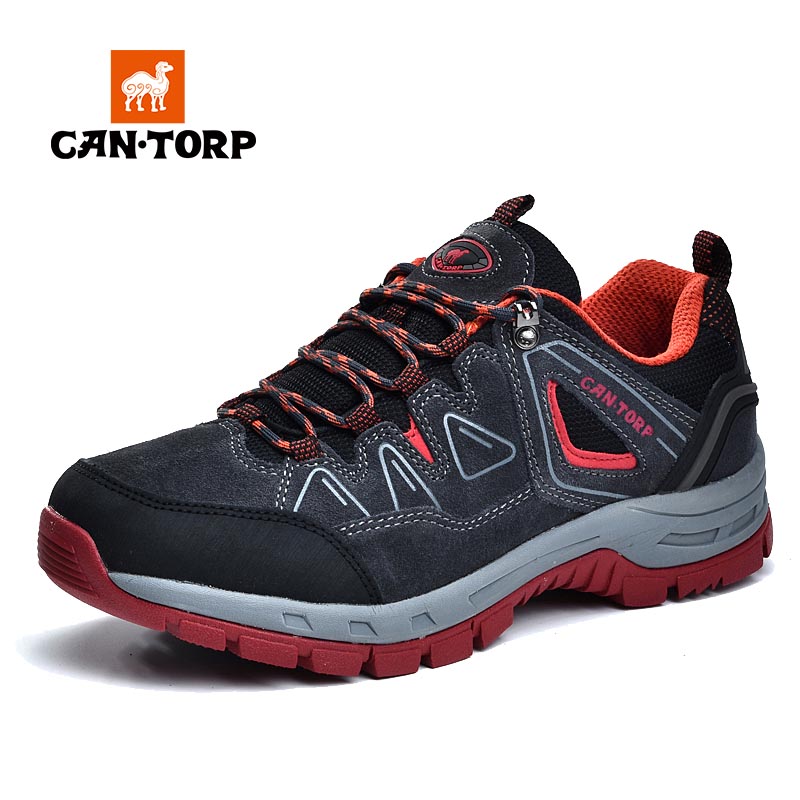 CANTORP Kentop mountaineering shoes men's autumn and winter waterproof non-slip lightweight wear-resistant outdoor shoes sports hiking shoes purple
