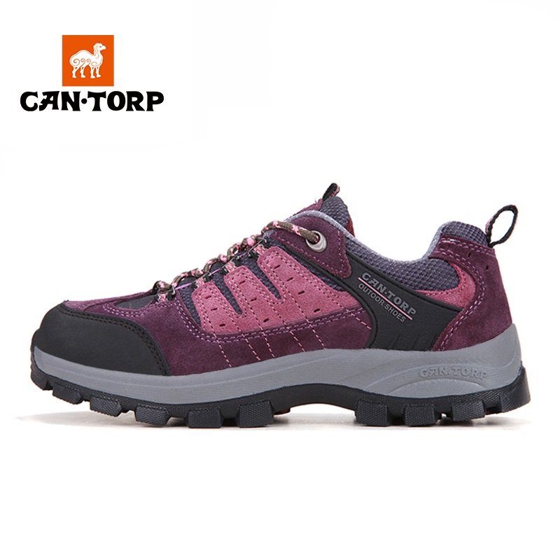 Cantorp Camel Mountaineering Shoes Women's Autumn and Winter Warm Outdoor Shoes Warm Waterproof Anti-skid Wear-resistant Sports Hiking Shoes