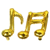 Бар КТВ воздушный шар украшение детский день рождения концерт свадебное торжество свадебный макет музыкальная нота воздушный шар из алюминиевой пленки