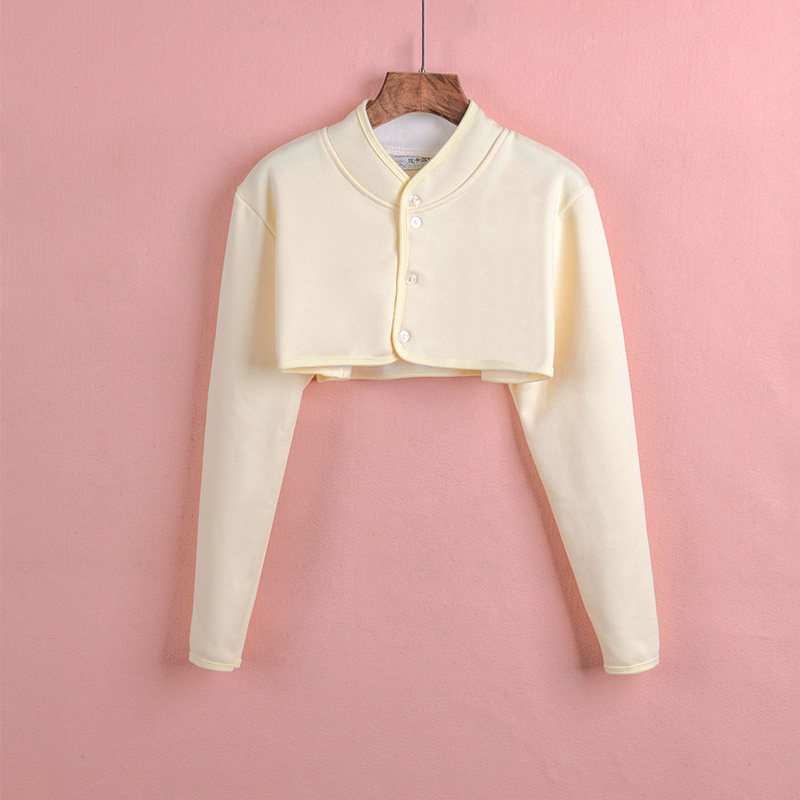 Fall and winter plus thickening shoulder shoulder shoulder shoulder shoulder shoulder to shoulder warm guard shoulder maternity moon