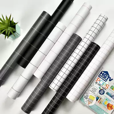 Self-adhesive Nordic style sub-waterproof wallpaper warm bedroom dormitory ins decoration self-adhesive gray pvc renovation wallpaper