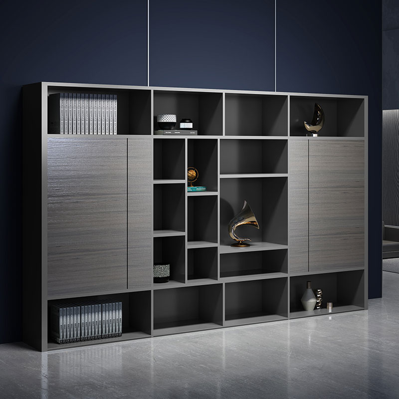 Office furniture Baking Varnish Cabinet Wooden Floor Cabinet Brief Modern Information Cabinet Office Cabinet