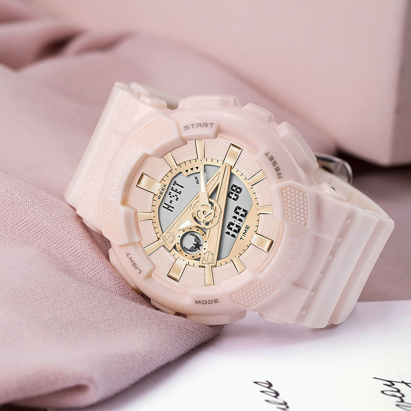 Watch female 2021 super fire ins style student trend sports waterproof unicorn children's electronic watch girl