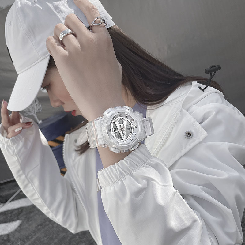 Summer Watch female 2021 new in air high school students trend movement waterproof multi - functional electronic watch